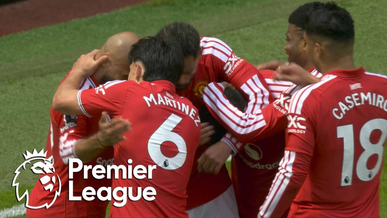 Bruno Fernandes' 20th assist lifts Man United 3-1 ahead of Forest | Premier League | NBC Sports