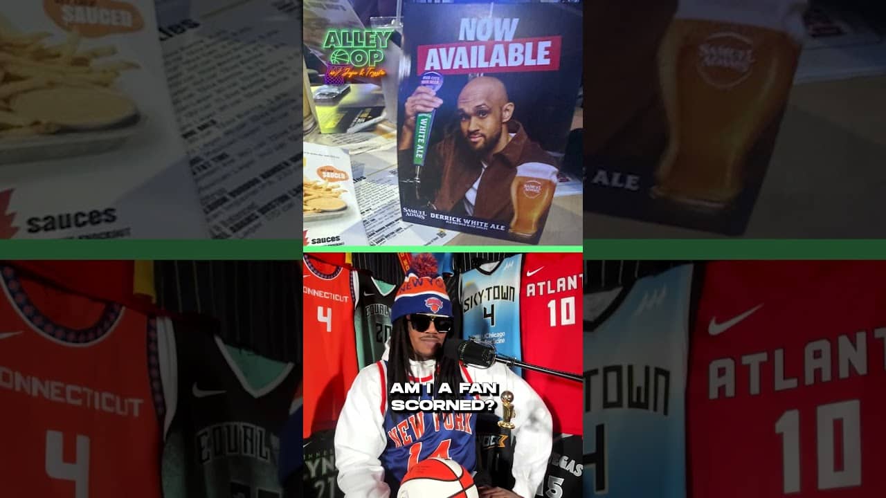Derrick White’s “White Ale” Ad Has NBA Fans LOSING IT 🍺😭 | Alley Oop