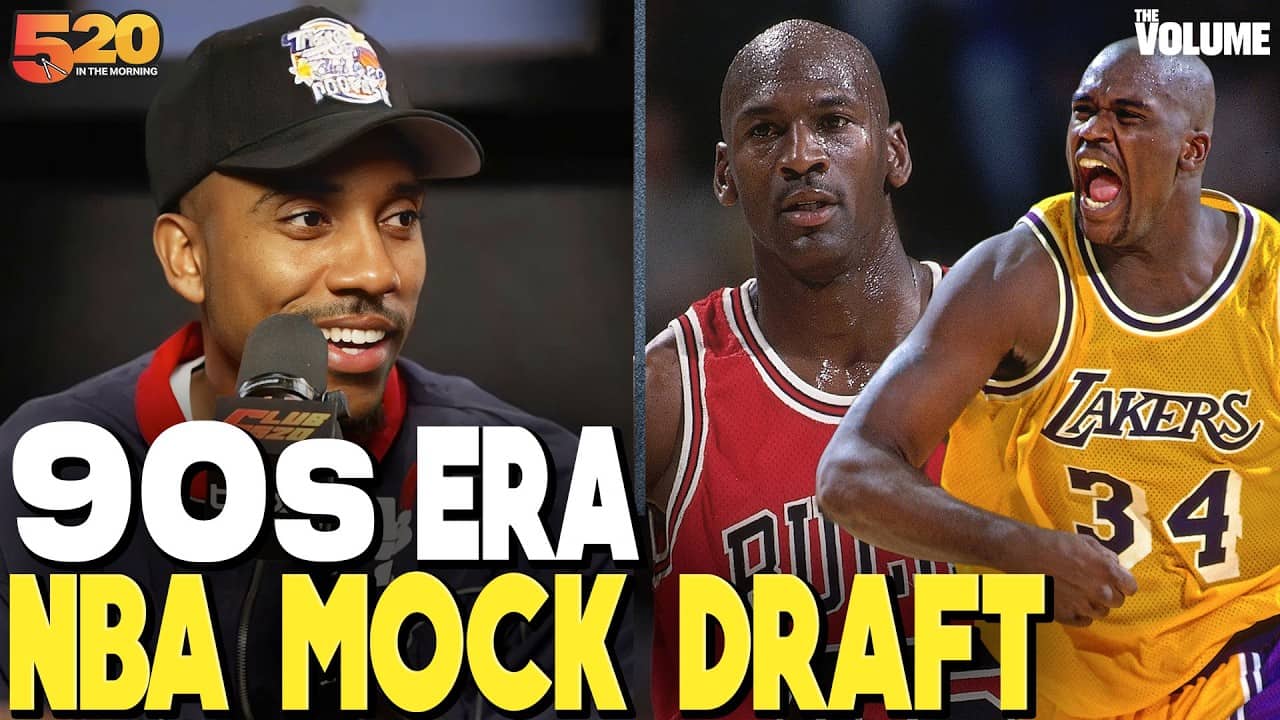 Jeff Teague's NBA MOCK DRAFT: Michael Jordan, Shaq & best NBA players in 1990s | Club 520