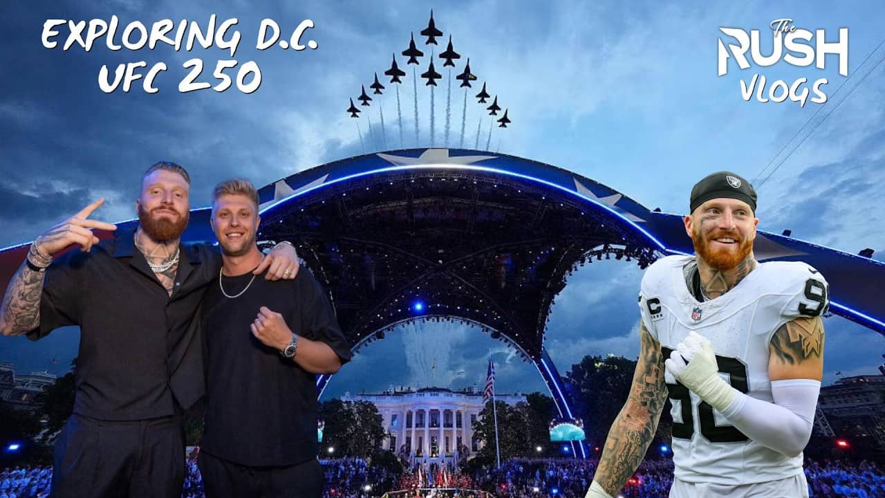 Exploring Washington D.C. | Behind the scenes of UFC 250 | The Rush Vlogs