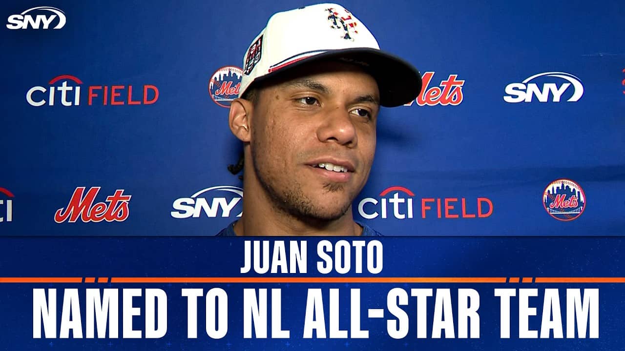Mets OF Juan Soto on being named to the National League All-Star team