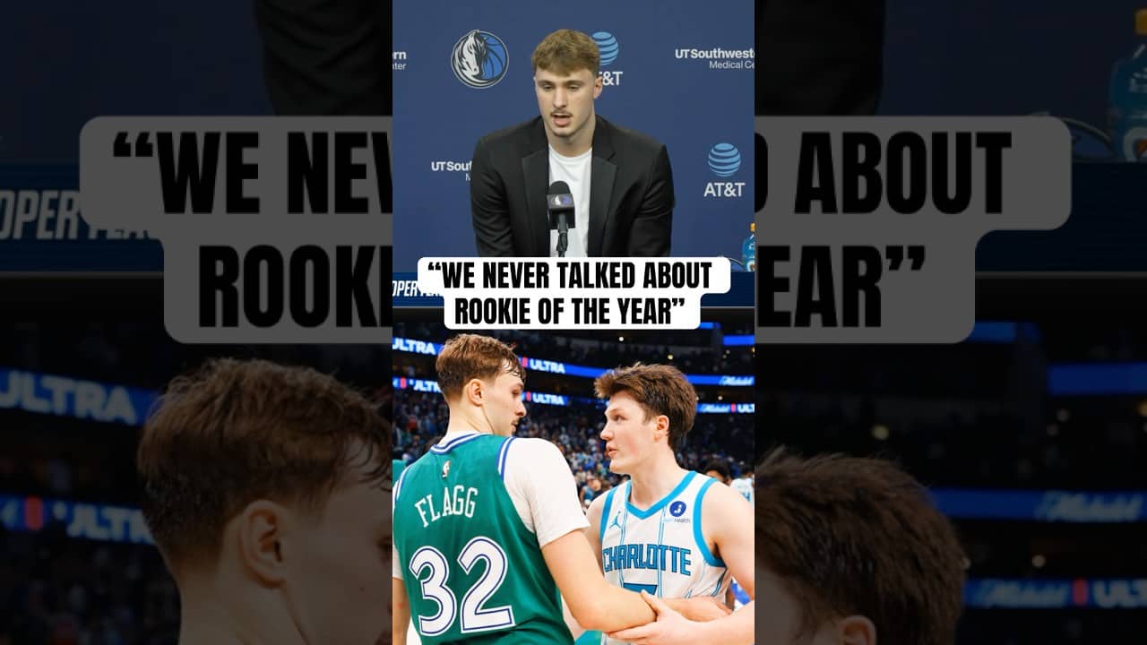 Cooper Flagg says he and Kon Knueppel never talked about Rookie of the year