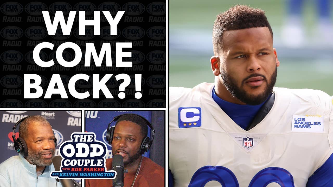 Rob Parker Blasts Aaron Donald Comeback Buzz