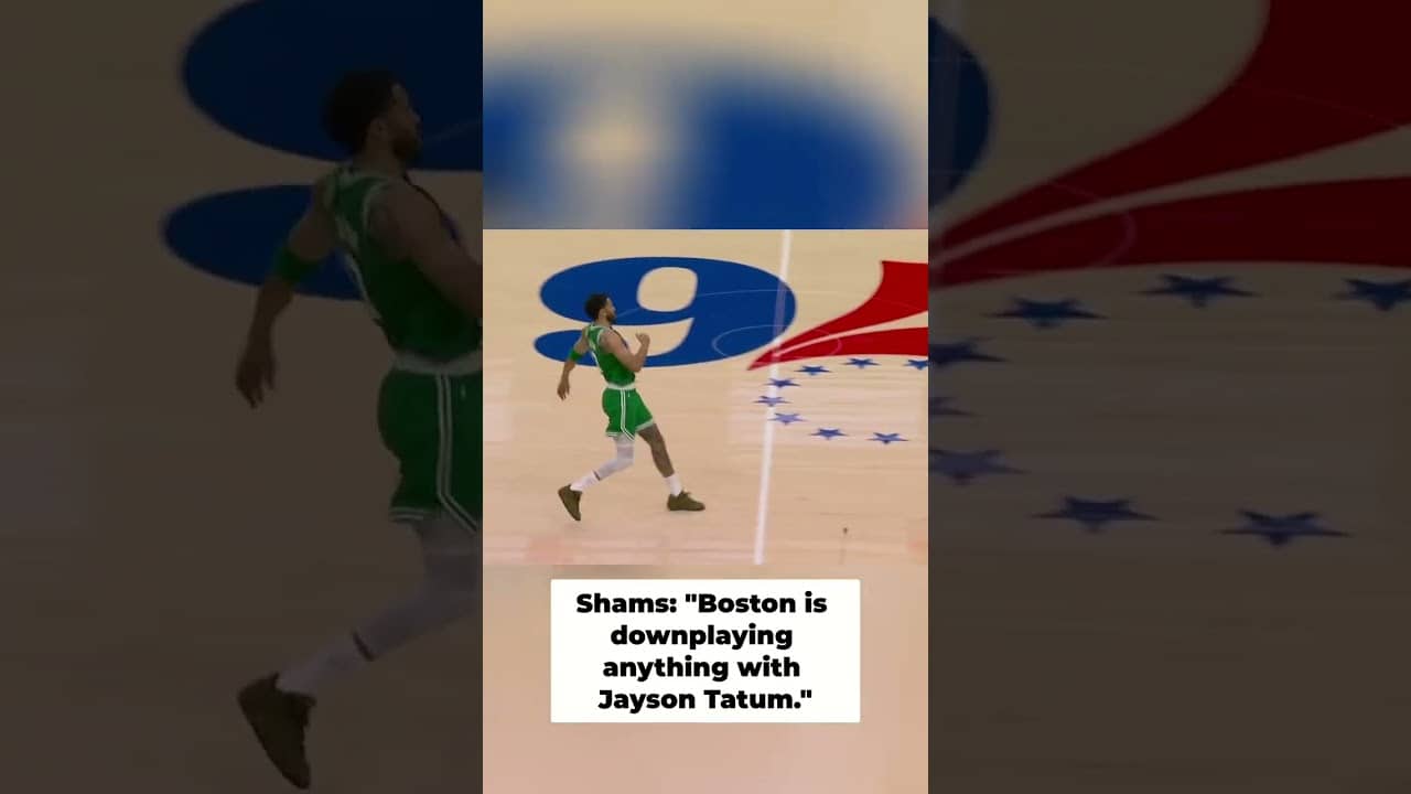 Shams with an update on Jayson Tatum 🏀