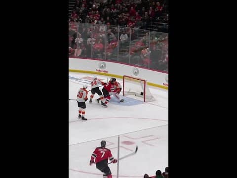 Cody Glass with a Short Goal vs. Philadelphia Flyers