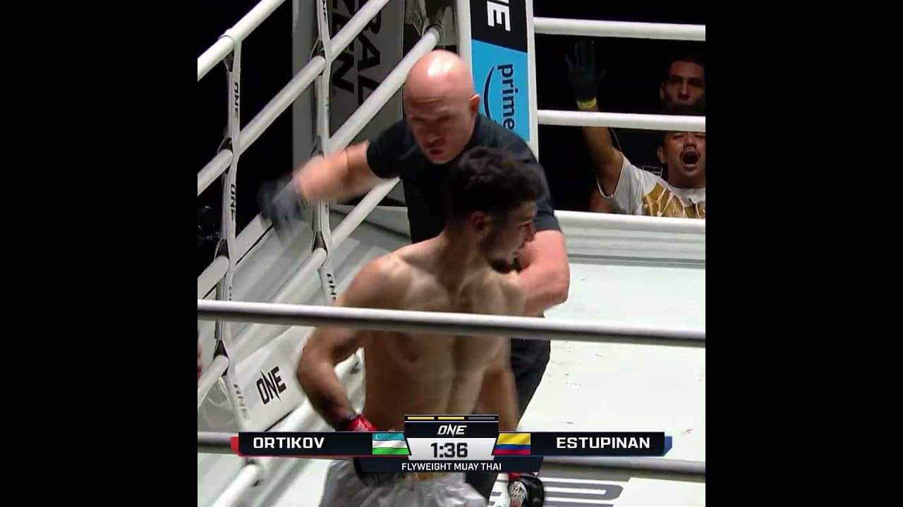 OVERPOWERED 😤 Aslamjon Ortikov dominates Jordan Estupinan to improve to 24-0!