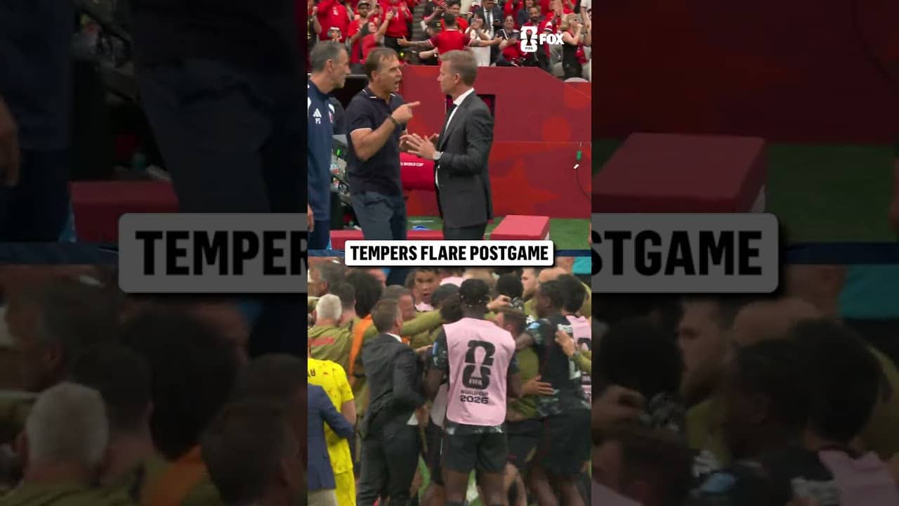 Tensions ran high after the match between Canada and Qatar
