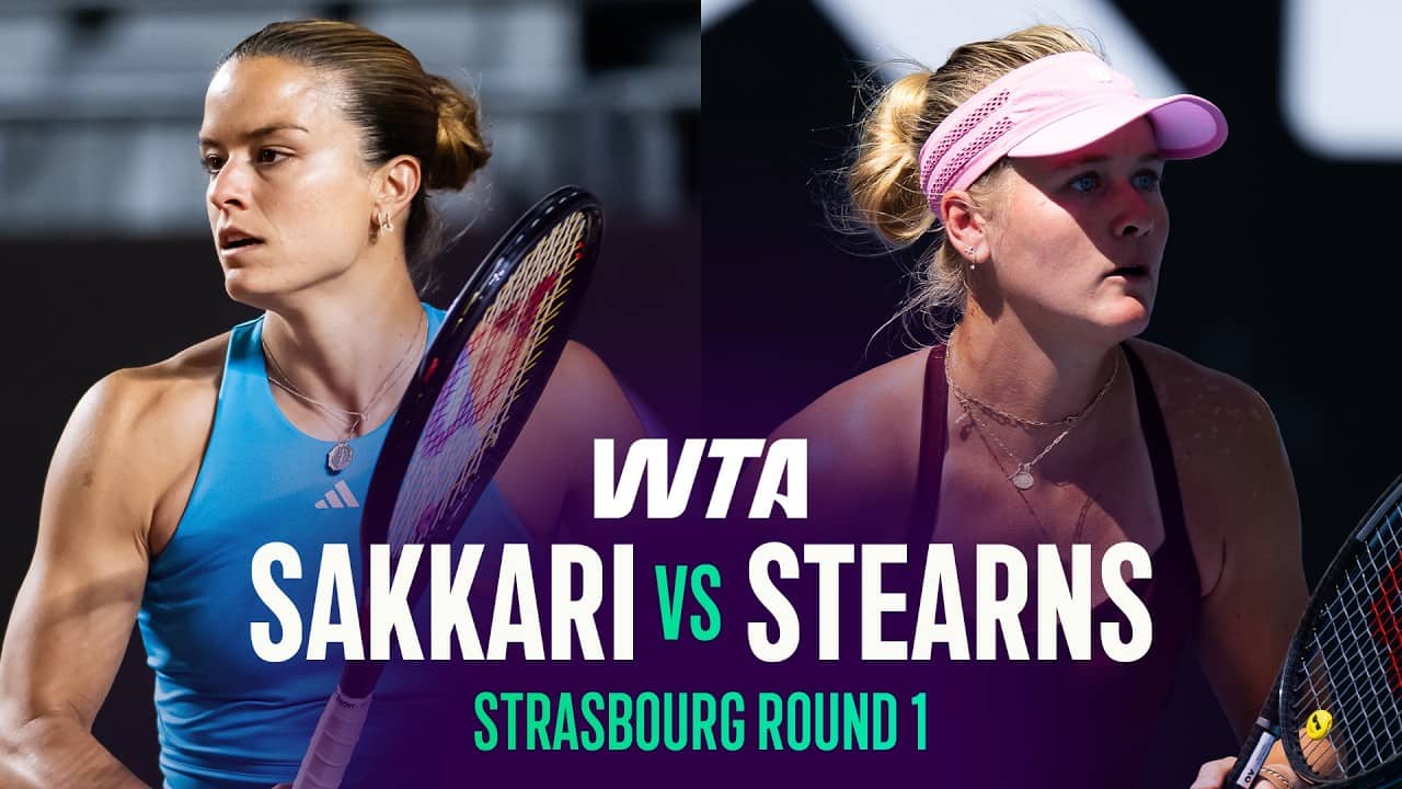 Maria Sakkari vs. Peyton Stearns | 2026 Strasbourg Round 1 | WTA Match Highlights
