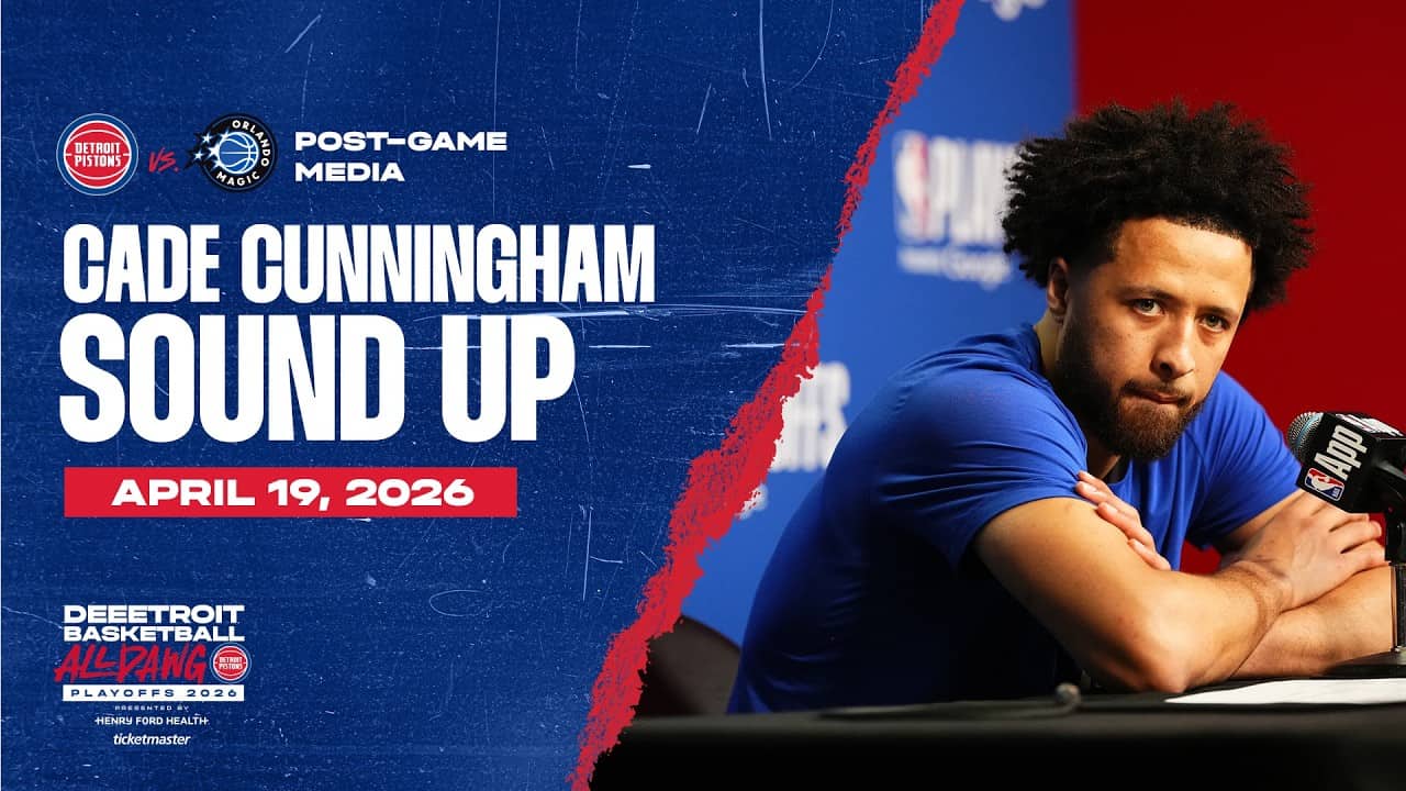 Post-Game Press Conference: Cade Cunningham | Pistons vs. Magic | 04.19.26