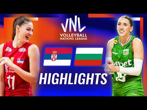 Serbia 🇷🇸 vs. Bulgaria 🇧🇬 - Highlights | Week 3 | Women's VNL 2026