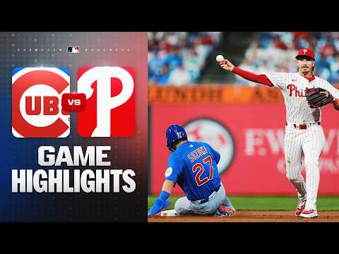 Cubs vs. Phillies Game Highlights (4/13/26) | MLB Highlights