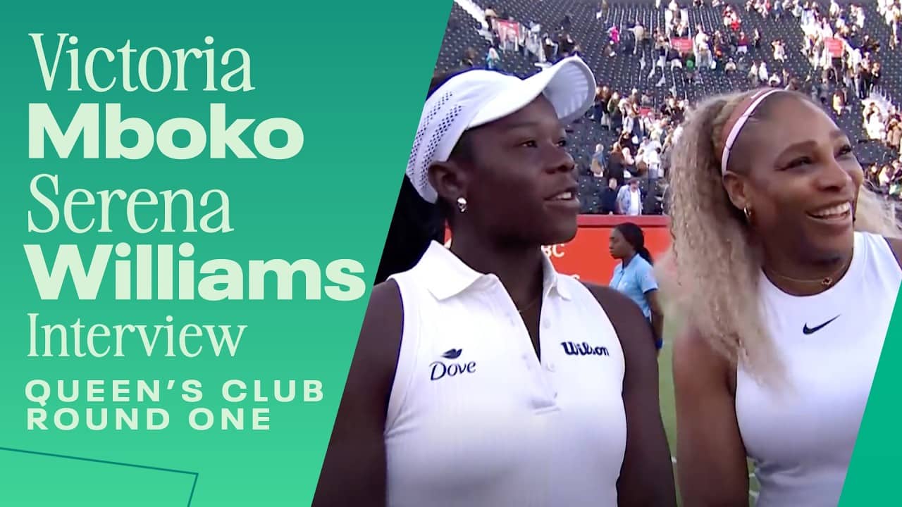 Serena Williams, Victoria Mboko “had a lot of fun” in comeback match 🤗 | 2026 HSBC Championships