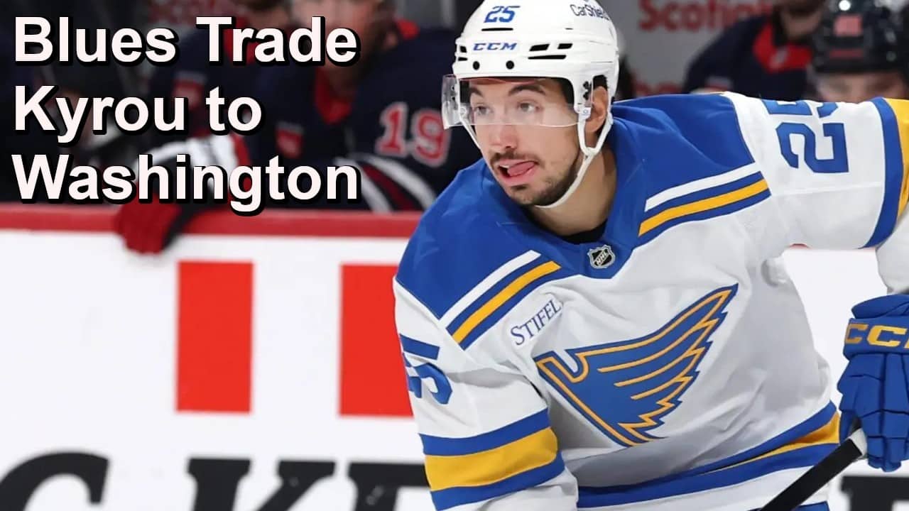 Blues Trade Kyrou to Capitals for McMichael, the #16 Pick and Gastrin