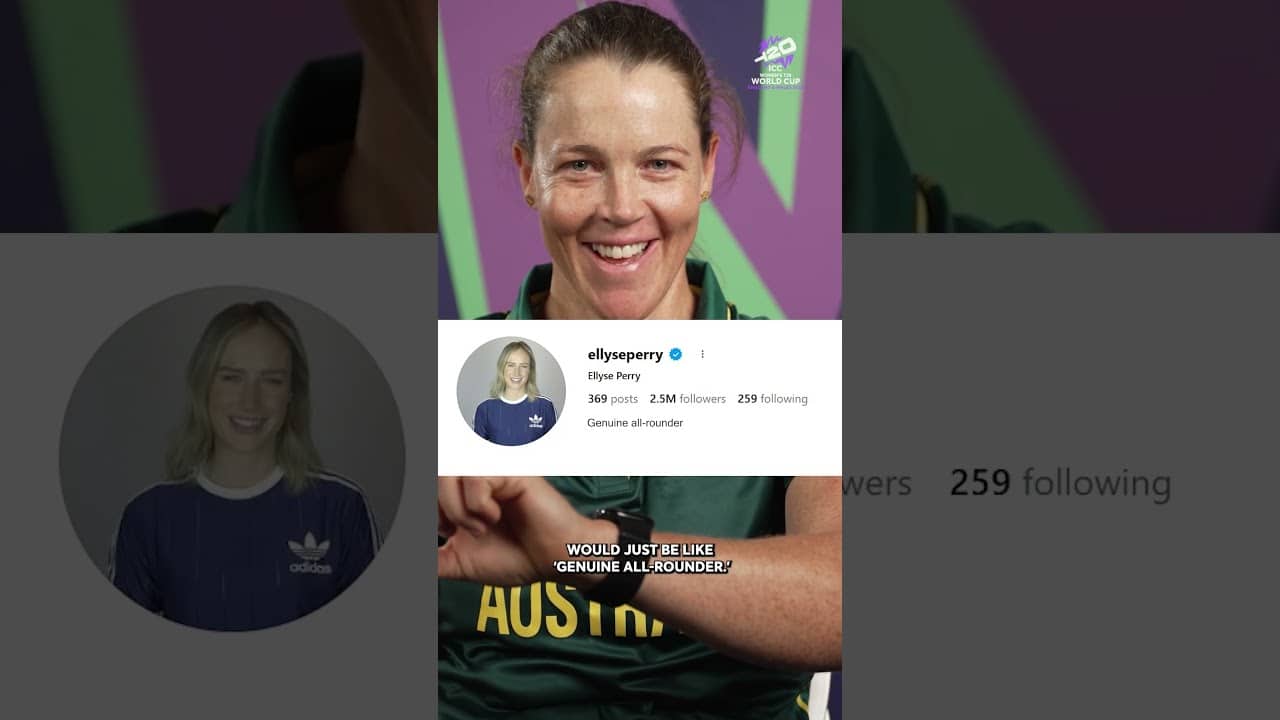 There are many ways to describe Australia great Ellyse Perry 😍