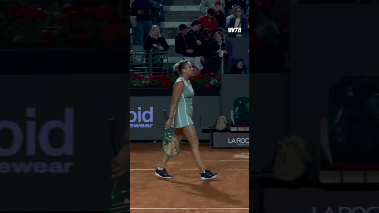 Strong start for Sabalenka 🐅 #ArynaSabalenka #WTA #MatchPoint #IBI26 #Tennis