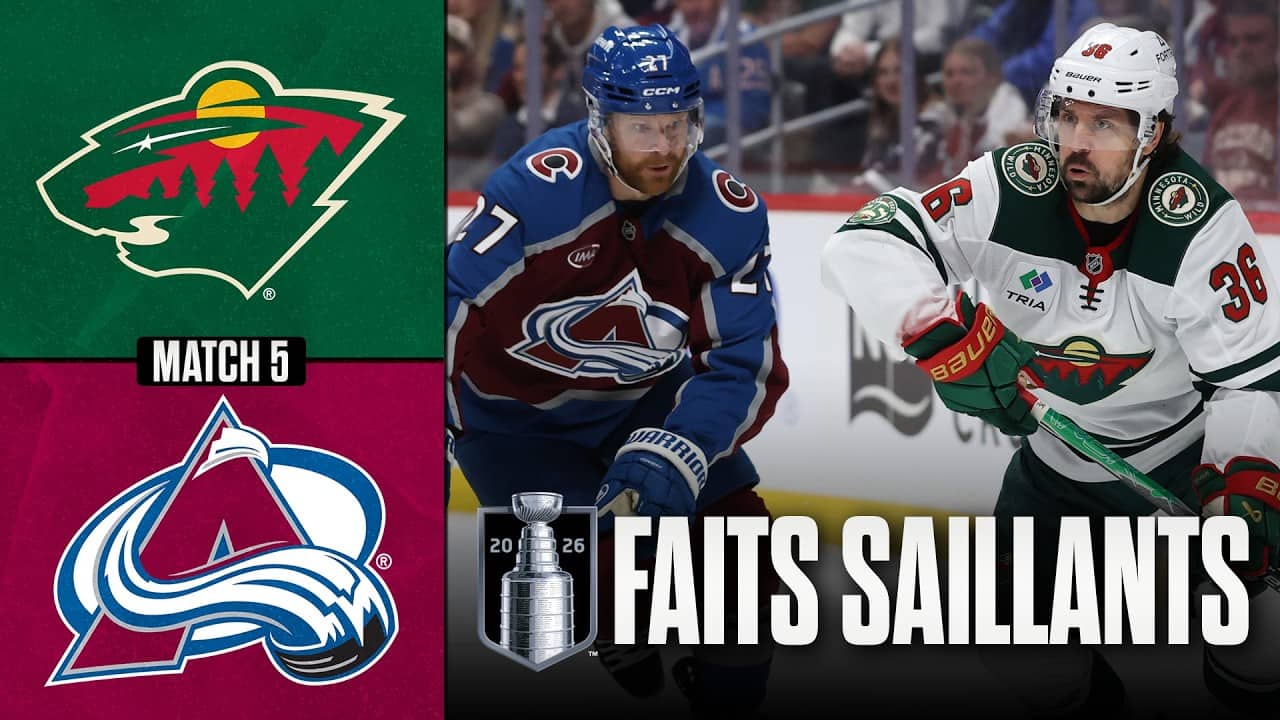Wild vs Avalanche, match no 5 | 13/05/26 | Faits saillants