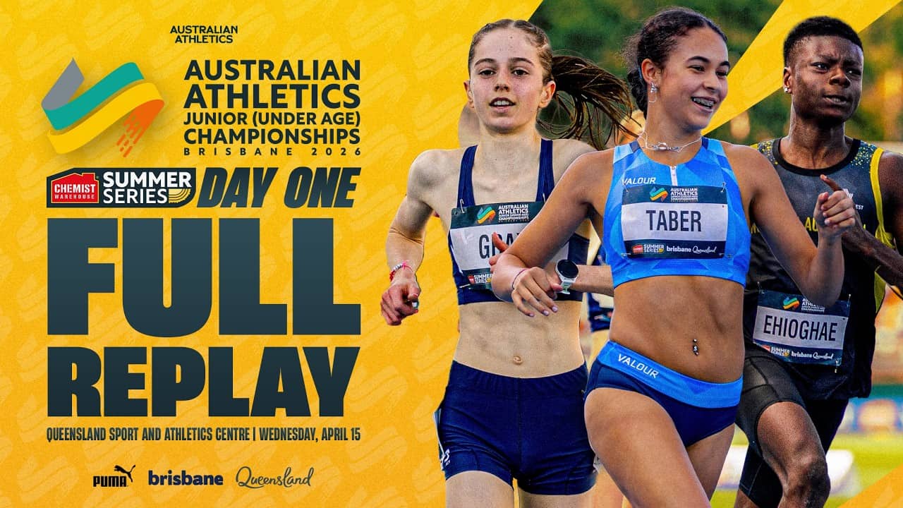 Day One Full Replay | 2026 Australian Athletics Junior Championships
