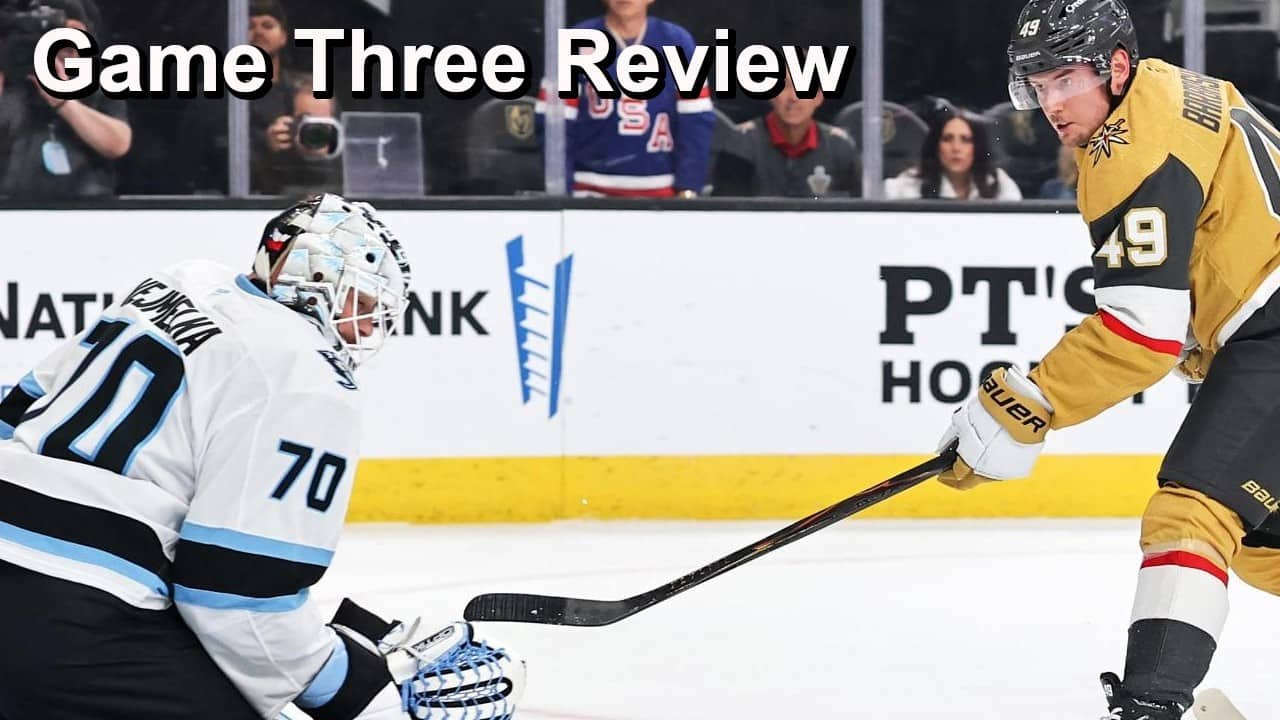 Game Three Review: Golden Knights vs Mammoth