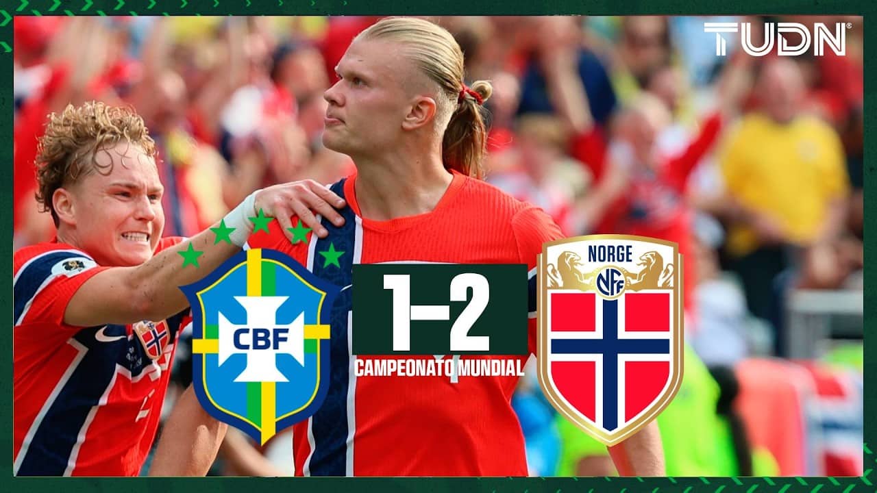 ¡Brasil queda eliminado tras caer ante Noruega con doblete de Haaland! | TUDN