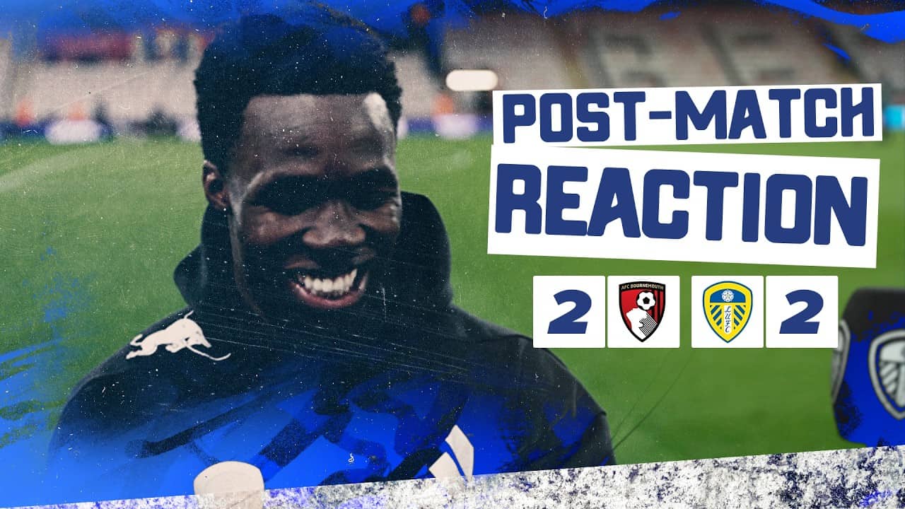 “I wasn’t talking about your goal” 😂 | Willy Gnonto | AFC Bournemouth 2-2 Leeds United