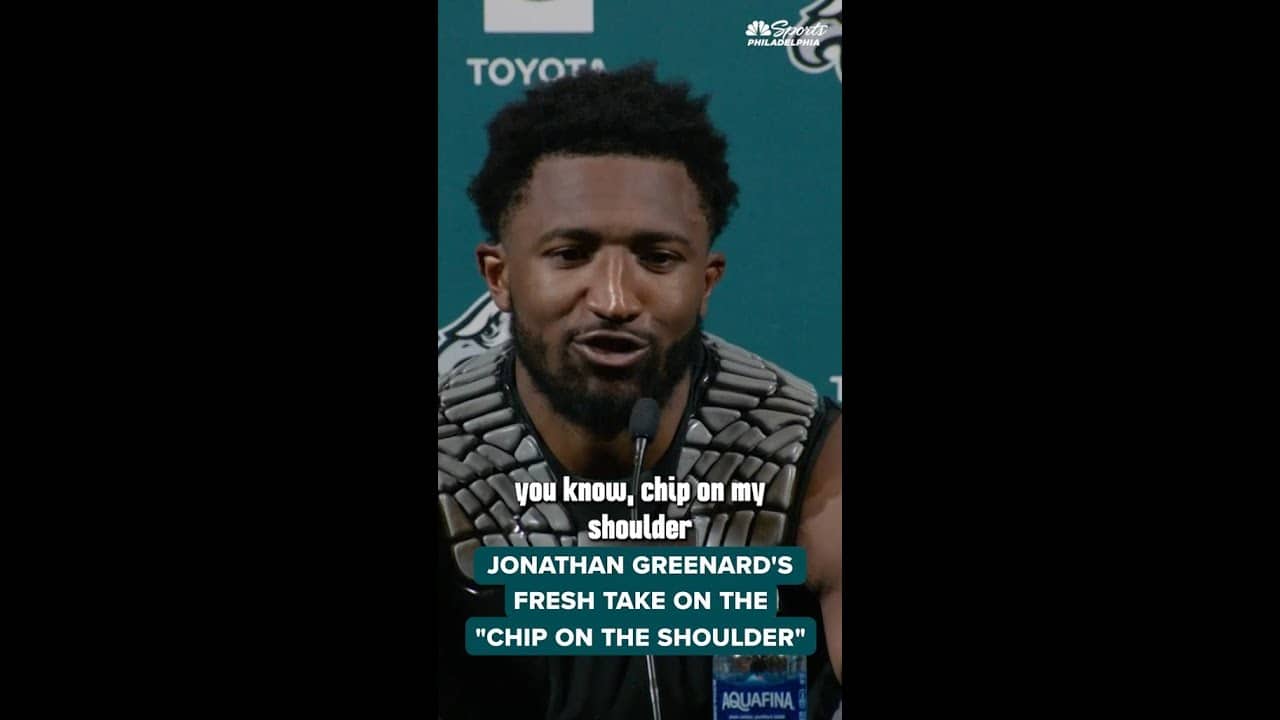 Jonathan Greenard has a fresh take on the "chip on the shoulder" mentality