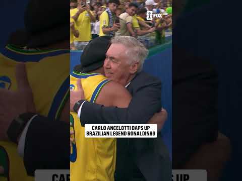 Carlo Ancelotti 🤝 Ronaldinho