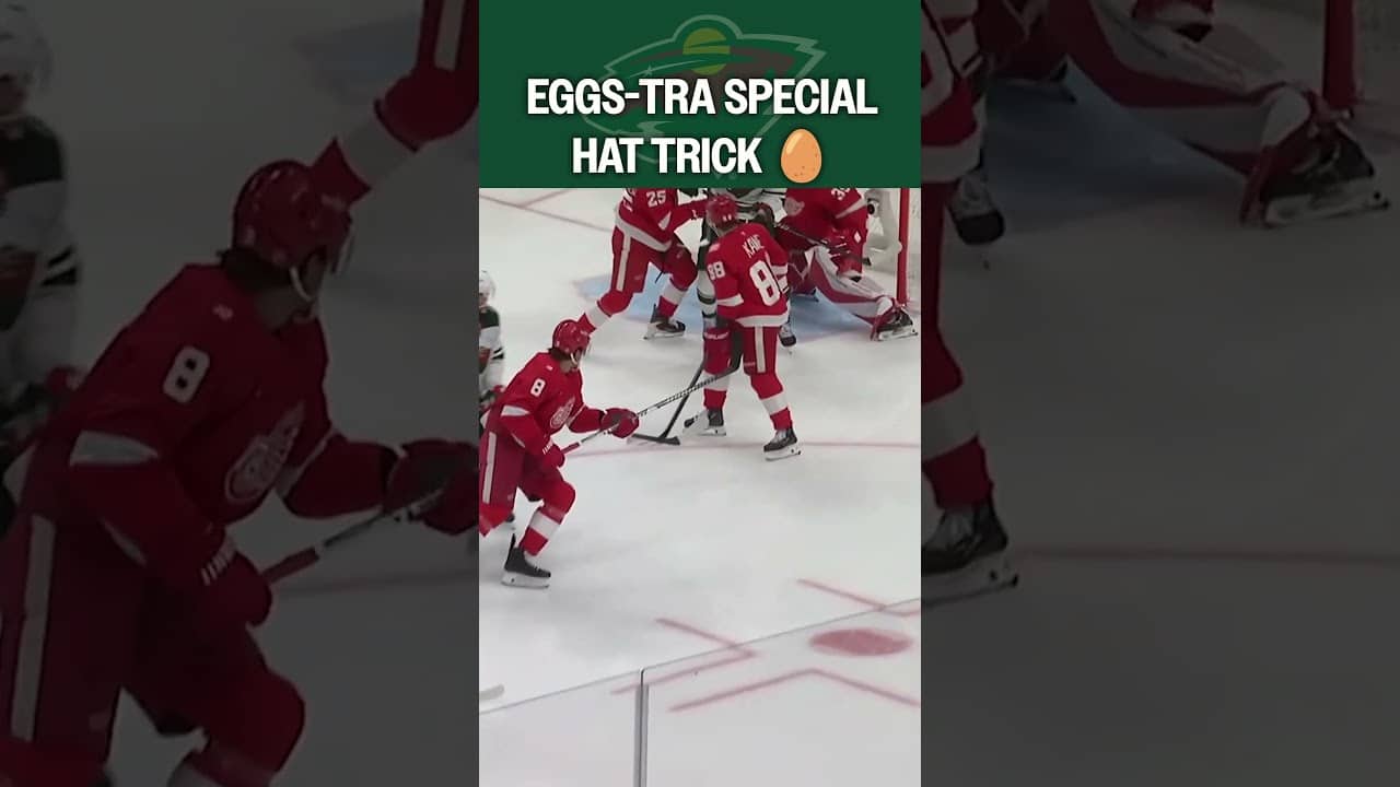 Kaprizov Eggs-plodes with HAT TRICK! 🥚🥚🥚🎩