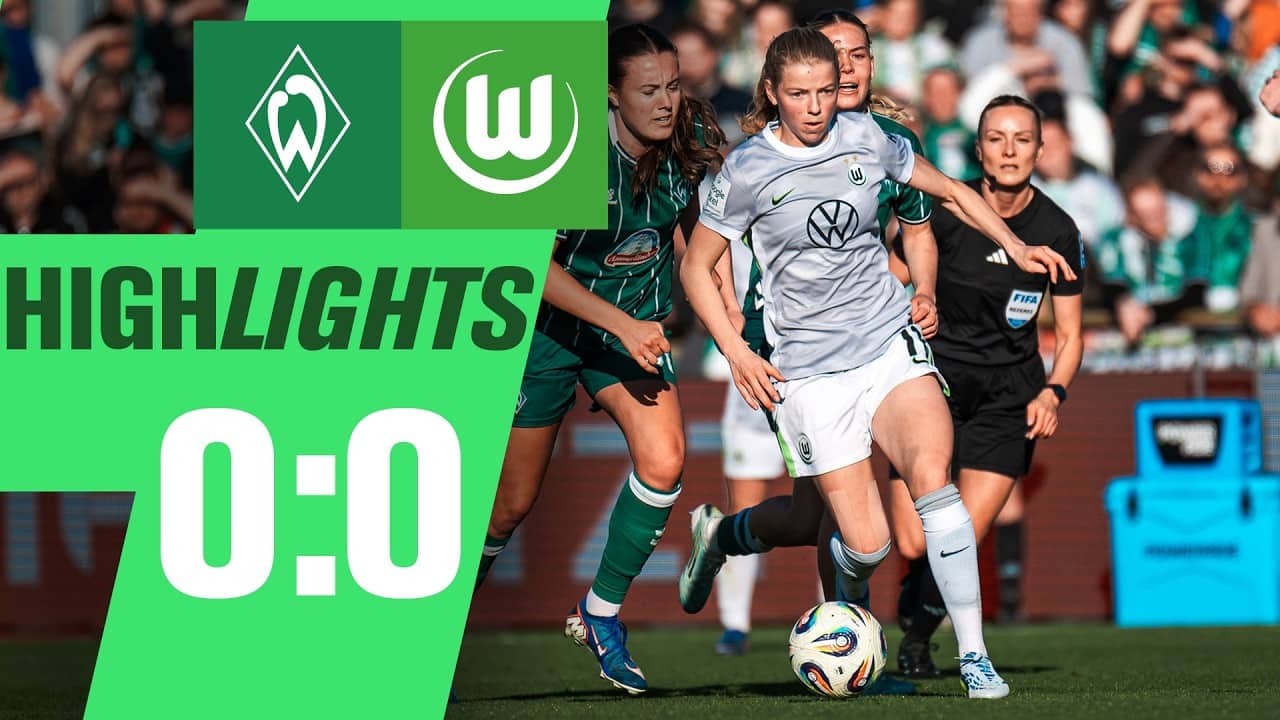 Zwei rote Karten, keine Tore | Highlights | Werder Bremen - VfL Wolfsburg