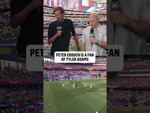 Peter Crouch has high praise for the way Tyler Adams holds the USMNT together 🇺🇸