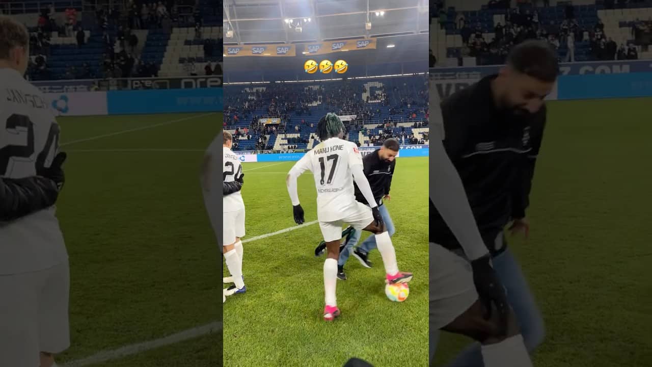 Dieser Moment 🥜😭 Happy Birthday, Manu Koné! 🫶 #dieFohlen #ASRom #Bundesliga