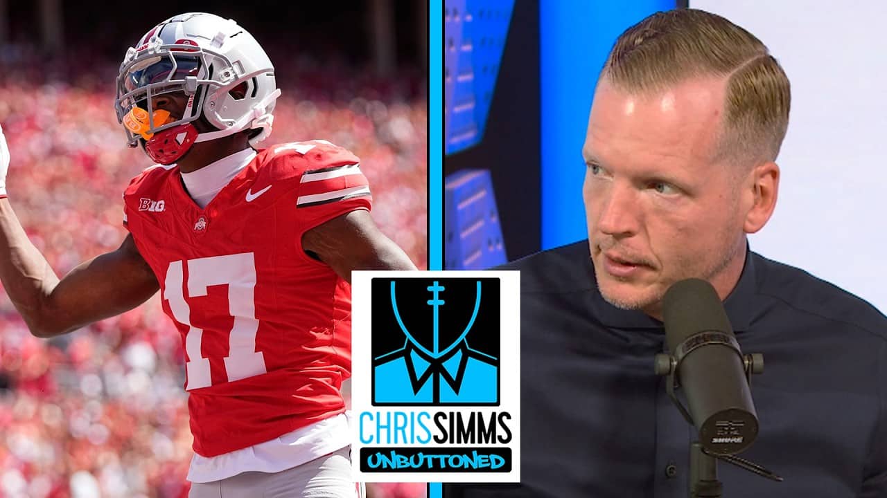 NFL Mock Draft picks 1-8: Commanders trade up for Carnell Tate | Chris Simms Unbuttoned | NFL on NBC