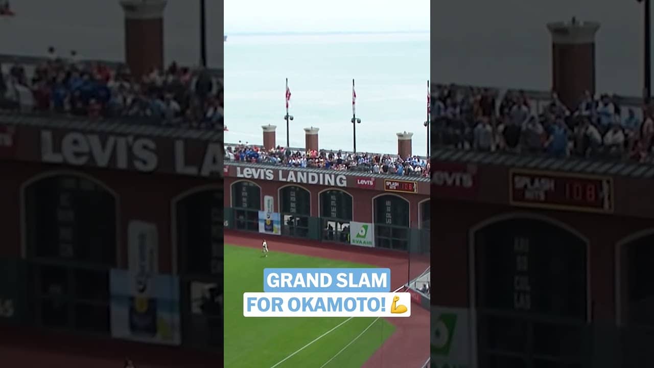 Kazuma Okamoto's first career GRAND SLAM!