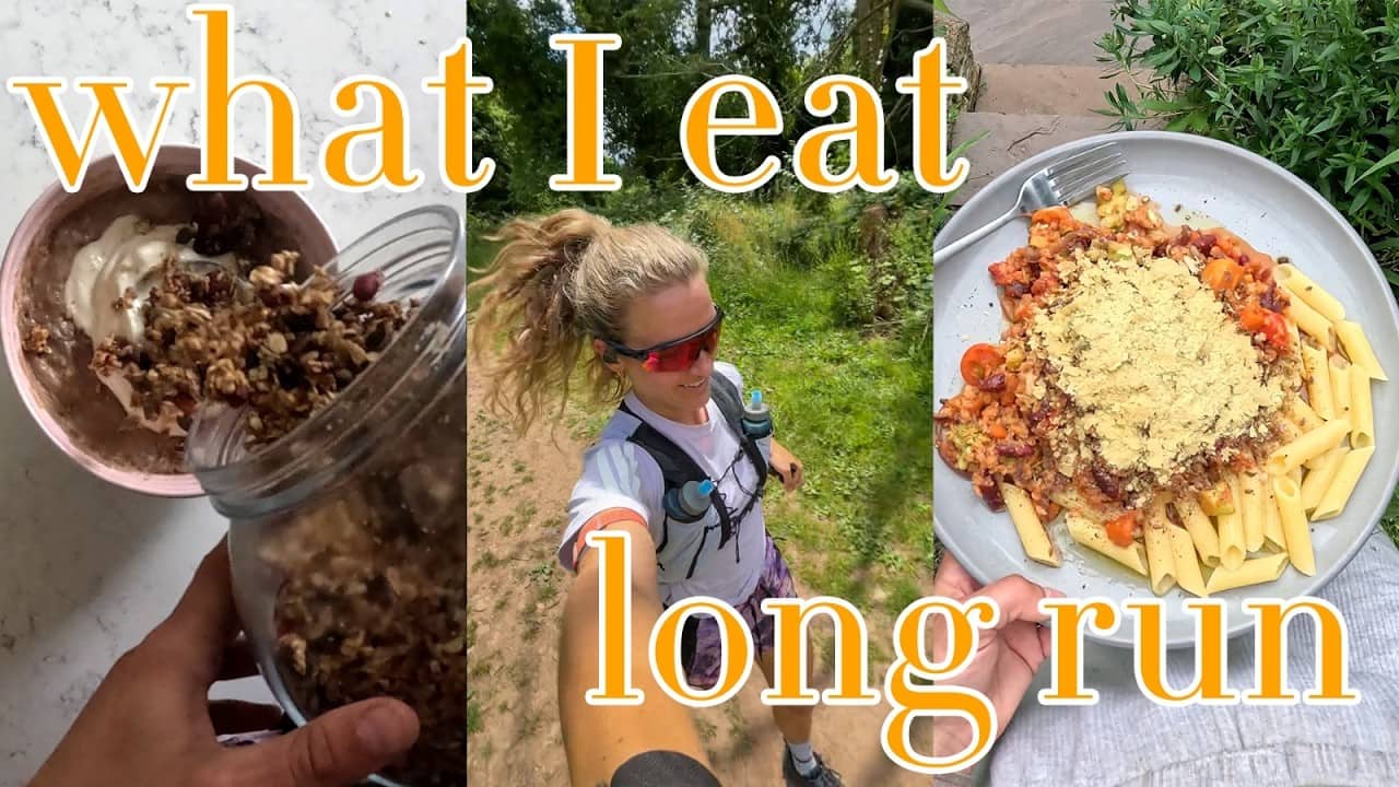 What I eat on long run day | Meals & Run