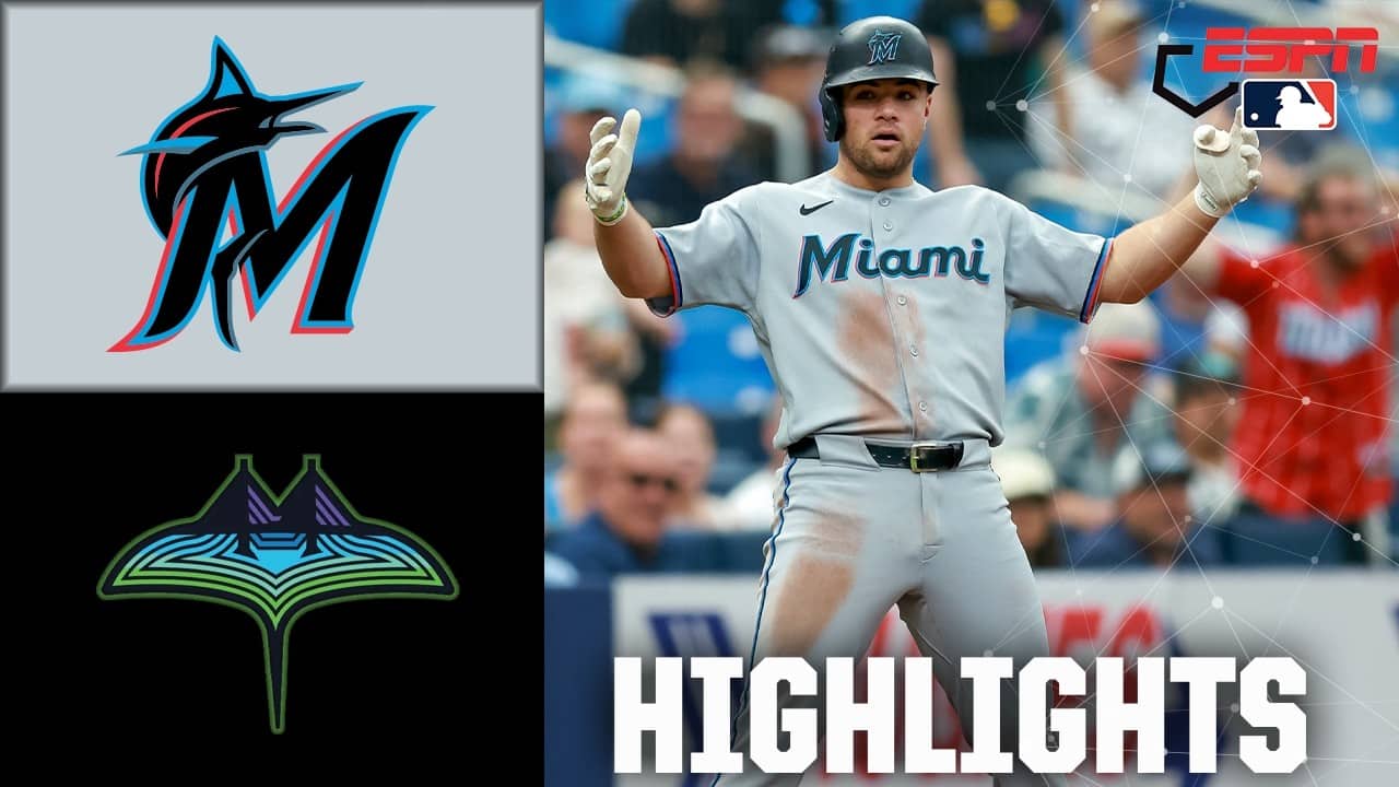 WHAT AN ENDING 😱 Miami Marlins vs. Tampa Bay Rays | Full Game Highlights | ESPN MLB