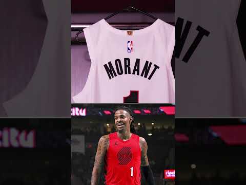 Ja Morant will wear No. 1 with the Trail Blazers next season, the team announced 🔥