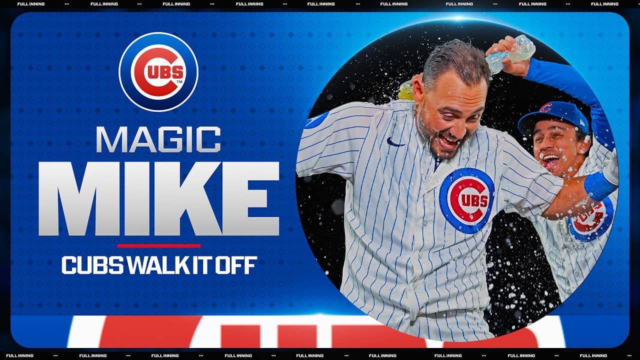 FULL INNING: The Cubs rally from behind in the 9th and WALK IT OFF! 🐻 (12 straight wins at Wrigley)