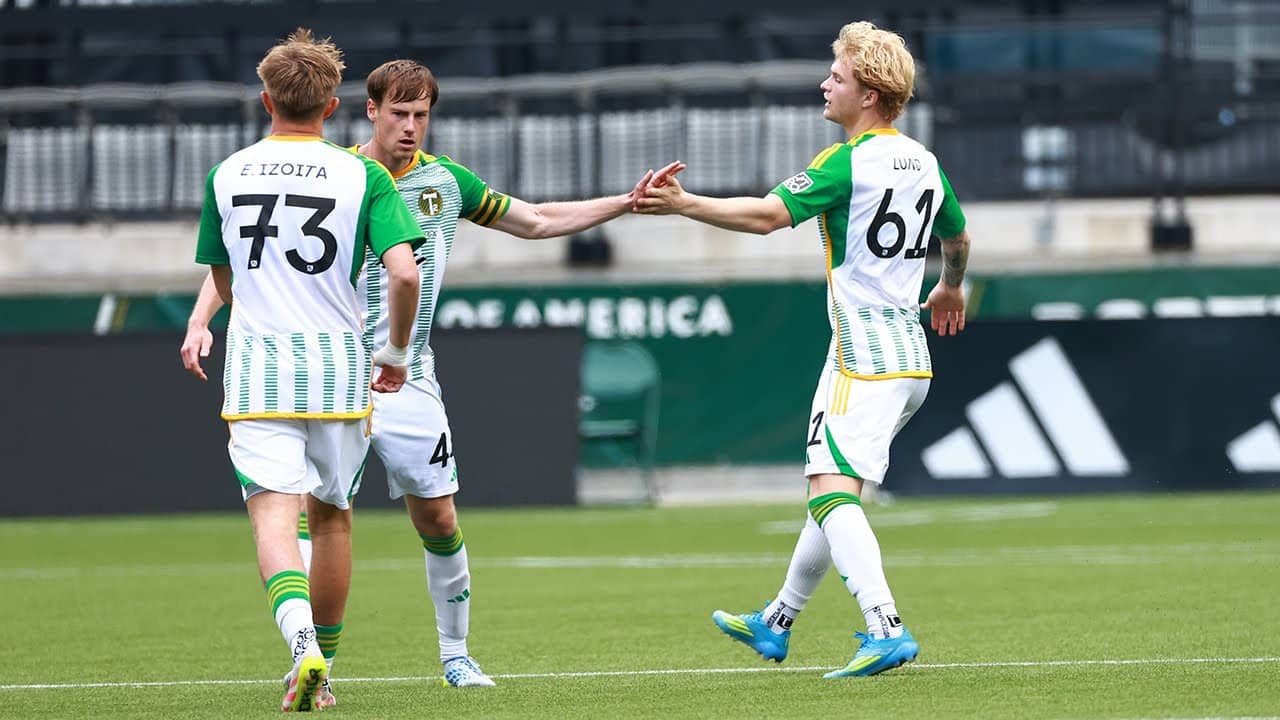 GOAL | Nicklas Lund cuts the deficit for Timbers2 against VCFC