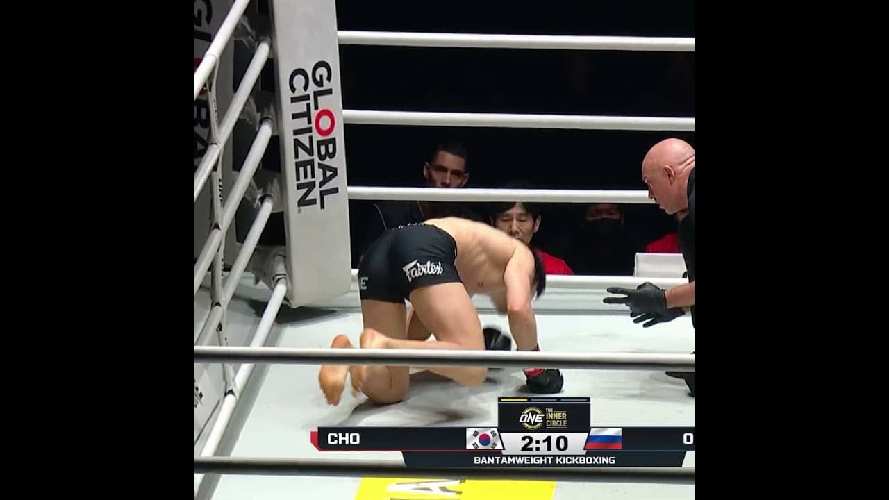 SHUT DOWN 😤 Dzhamil Osmanov KOs Cho Kyeong Jae in Round 1!