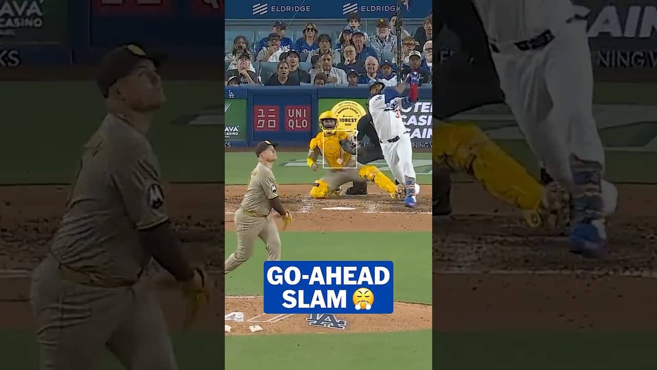 TEOSCAR HERNANDEZ HUGE GO-AHEAD GRAND SLAM FOR DODGERS 😤😤