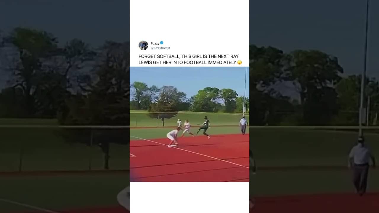 she's playing the wrong sport 🤣