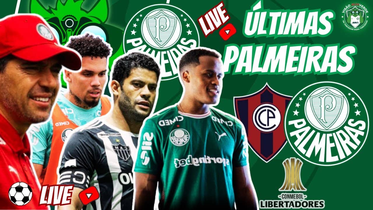 🚨#AOVIVO-PEGA A VISÃO: ESQUENTA  CERRO PORTEÑO X PALMEIRAS | LIBERTADORES | NOTÍCIAS DO VERDÃO