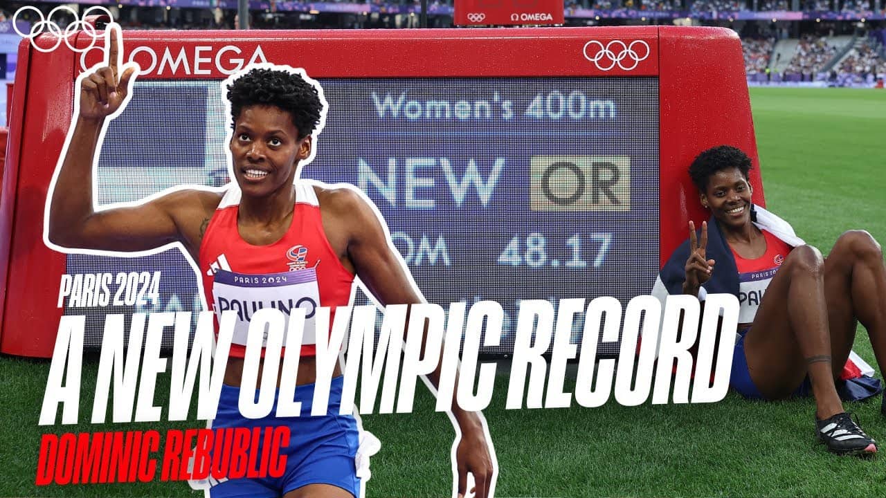 Marileidy Paulino stormed to victory in the women’s 400m final! 😮‍💨 🇩🇴 | Anthems
