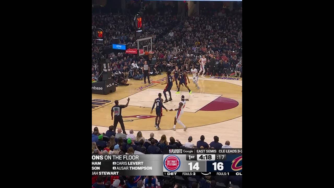 Game 6: 1st Quarter Top Plays | Pistons vs. Cavs #nba #pistons #nbaplayoffs