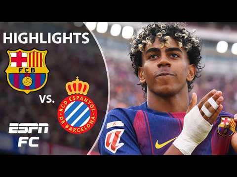 Barcelona vs. Espanyol | Bundesliga Highlights | ESPN FC