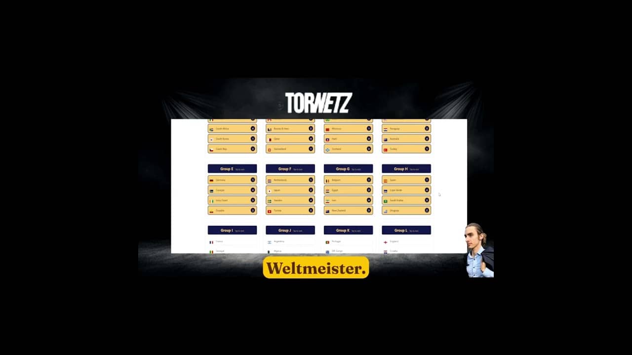 DOme´s TorNetz - WM-Tipps (Heute: Gruppe H) #wc26