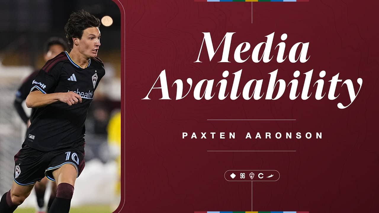 Media Availability | Paxten Aaronson on bringing 'mental toughness' to matchup with Toronto