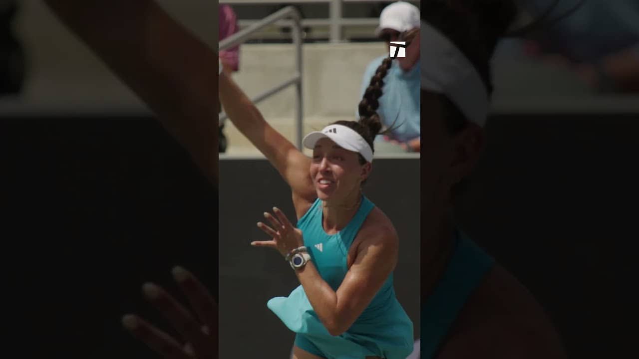 Jessie is just that girl 💫 #jessicapegula #tennisplayer #tennis #charleston