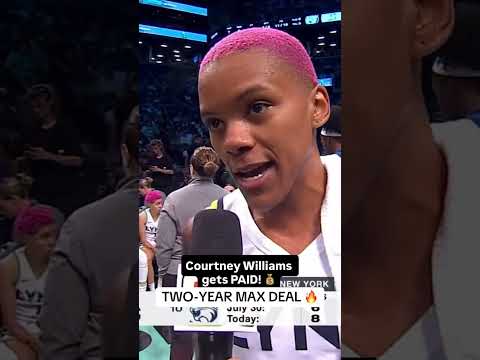 Courtney Williams has agreed to a two-year max contract to return to the Minnesota Lynx!