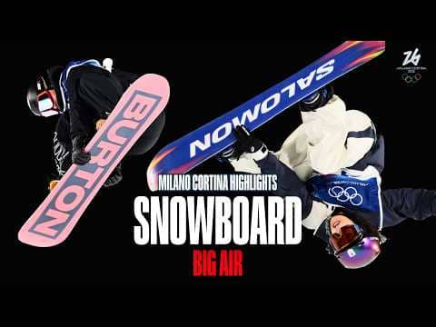 Women's Snowboard Big Air Tricks, but they keep getting more impressive! 🏂 #MilanoCortina2026