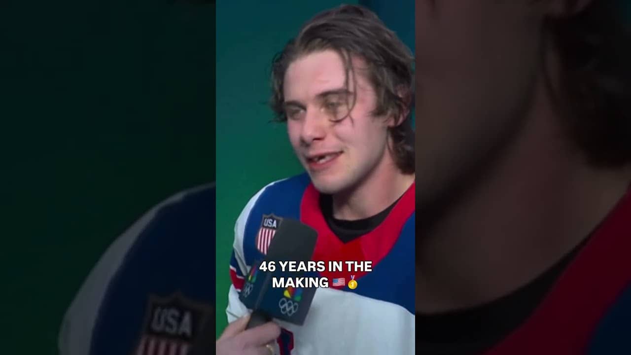 We will never forget Jack Hughes' Golden Goal 🏒